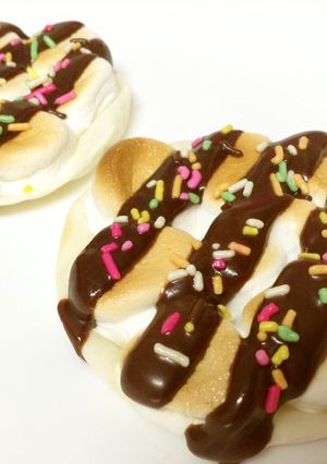 ギョーザの皮で簡単チョコマシュマロピザ-レシピのメイン写真