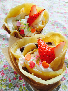 生クリームチョコバナナクレープ♪-レシピのメイン写真