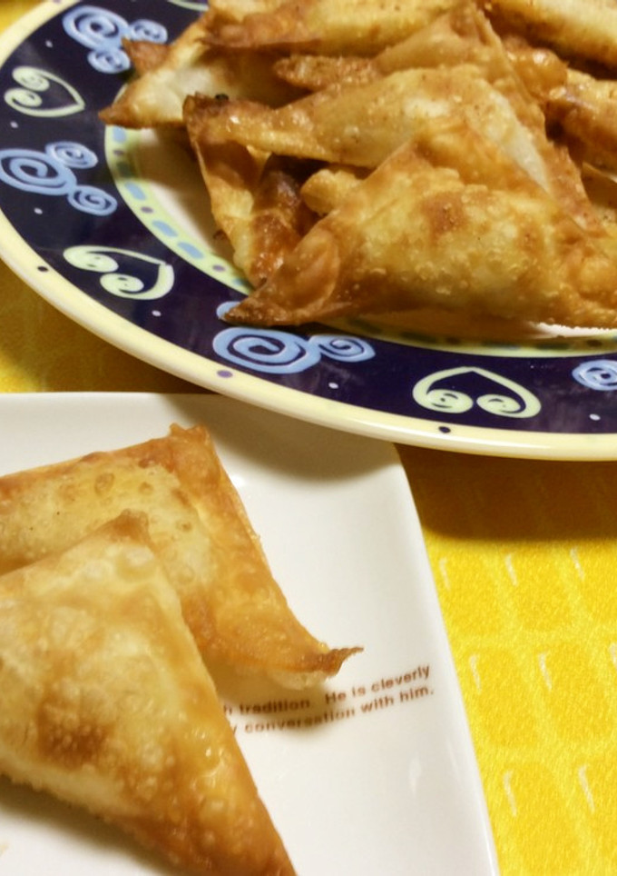 かまぼことチーズと玉ねぎの揚げワンタン-レシピのメイン写真