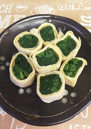 お弁当にも♬『ほうれん草の卵巻き』-レシピのメイン写真