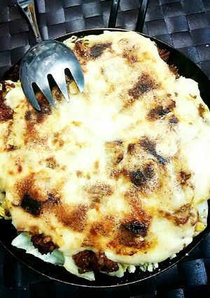フライパンでキャベツのラザニア-レシピのメイン写真