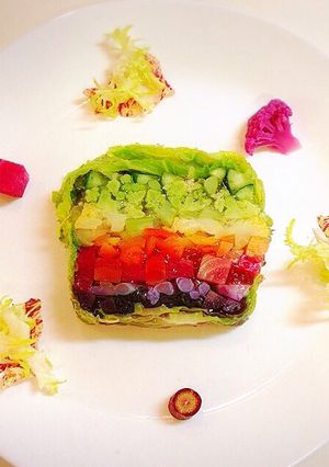 ヨーロッパ野菜の宝石テリーヌ-レシピのメイン写真