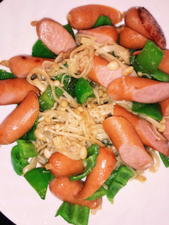 ウィンナーの野菜炒め-レシピのメイン写真