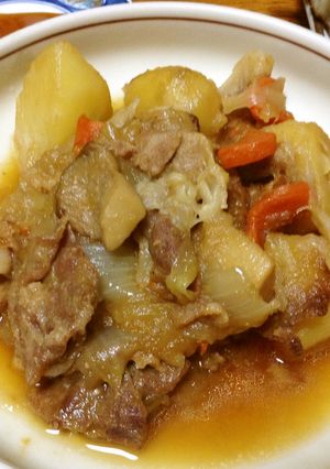 肉じゃが圧力鍋用 覚え書-レシピのメイン写真