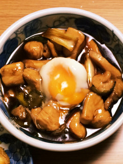 やきとり屋さんの焼き鳥♡温泉卵乗せ♡-レシピのメイン写真