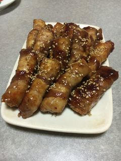 厚揚げの肉巻き-レシピのメイン写真