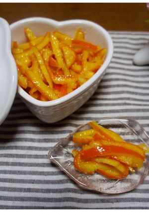 伊予柑の皮の甘煮-レシピのメイン写真