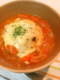 肉詰め玉ねぎのトマト煮込み-レシピのメイン写真