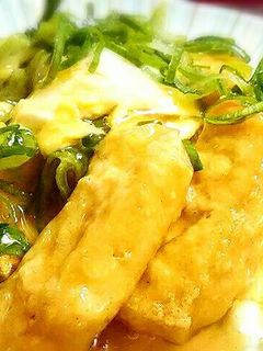 手作り油揚げの卵とじ-レシピのメイン写真