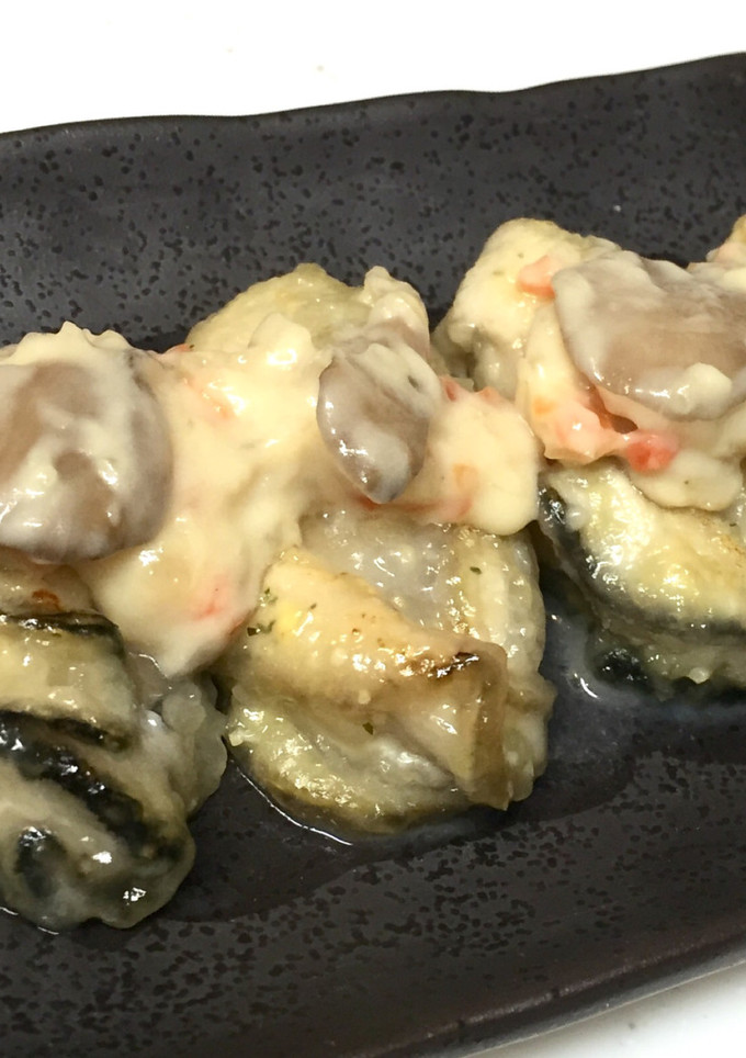 牡蠣ソテー 舞茸クリームソース添え-レシピのメイン写真