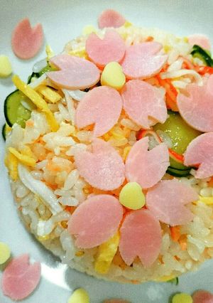 簡単！桜ちらし寿司♡お弁当や卒業入学にも-レシピのメイン写真