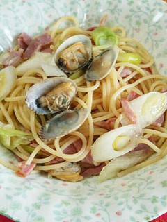あさりの味噌汁の残りdeボンゴレ風☆-レシピのメイン写真