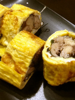鯖の味噌煮缶で 卵焼き-レシピのメイン写真