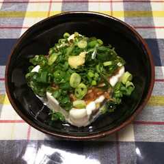 รูปของ 乗せるだけ！なめ茸豆腐