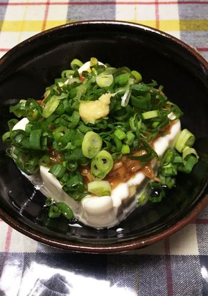 乗せるだけ！なめ茸豆腐-レシピのメイン写真