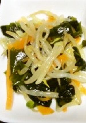 もやしワカメの中華和え-レシピのメイン写真