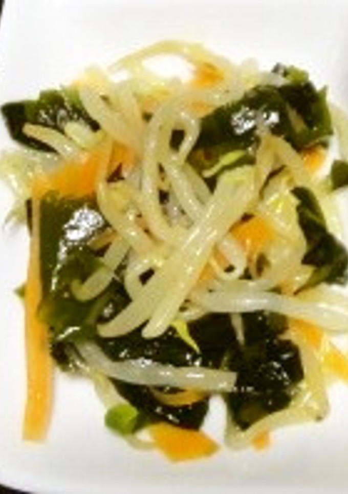 もやしワカメの中華和え-レシピのメイン写真