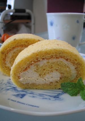 ごまのロールケーキ-レシピのメイン写真