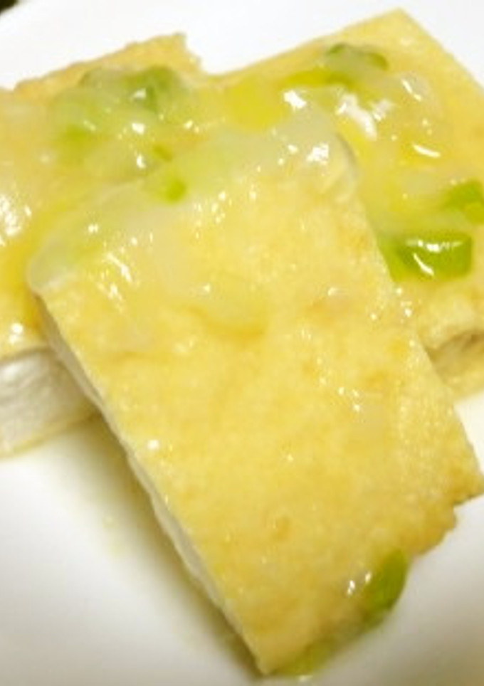 厚揚げのネギ塩餡かけ-レシピのメイン写真