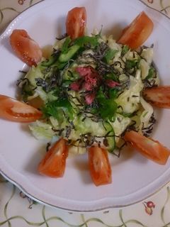 キャベツときゅうりの塩昆布あえ-レシピのメイン写真