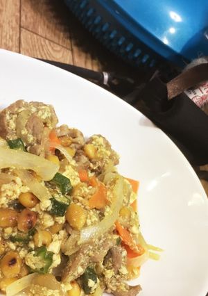 焦がし大豆と豆腐の簡単＊本格ドライカレー-レシピのメイン写真