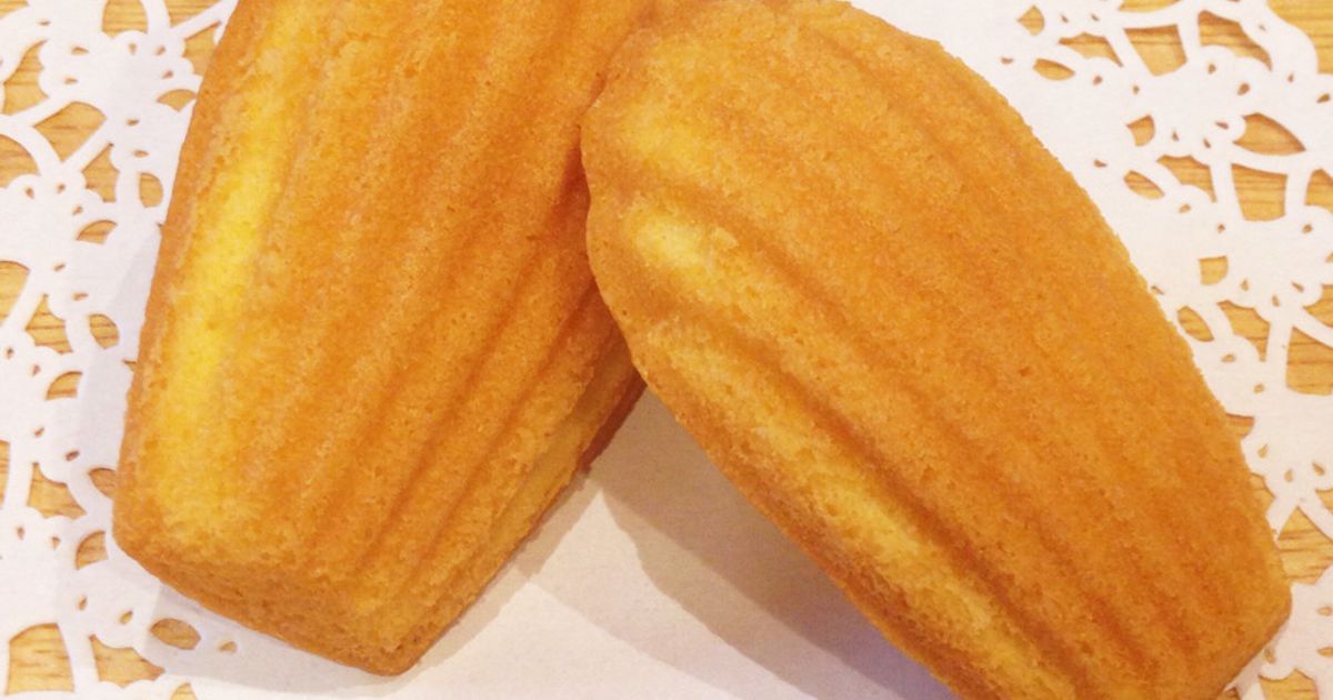 マドレーヌ④ 混ぜるだけ♪基本のマドレーヌ by りらっくまん号 【クックパッド