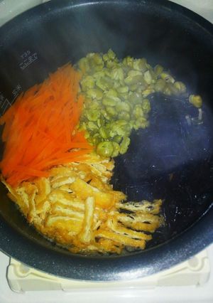 ひじきと打ち豆の炊き込みご飯-レシピのメイン写真