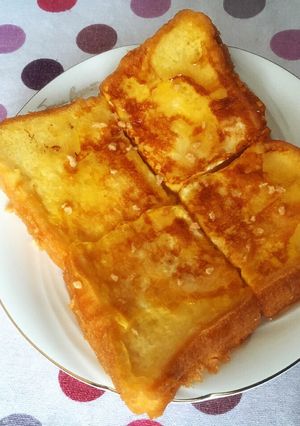 卵たっぷりフレンチトースト♡-レシピのメイン写真