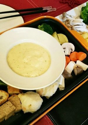 BRUNOホットプレートチーズフォンジュ-レシピのメイン写真