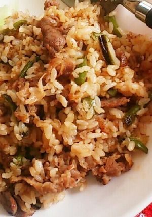 早い！味付牛カルビでお手軽チャーハン-レシピのメイン写真