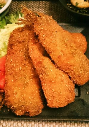 サクサクごま衣の♪いわしの梅しそフライ-レシピのメイン写真