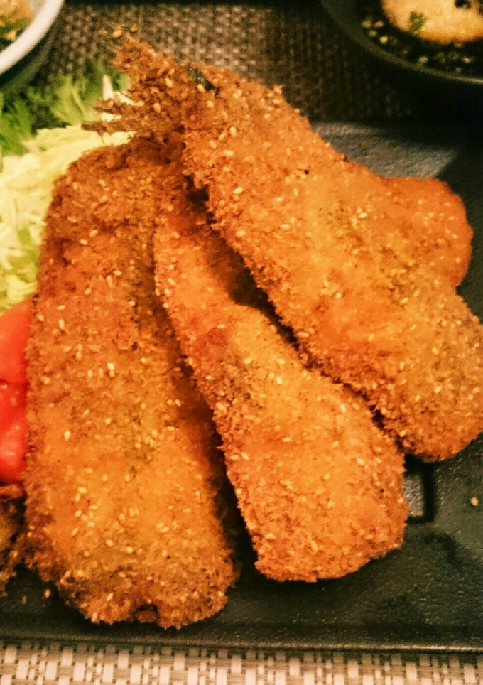 サクサクごま衣の♪いわしの梅しそフライ-レシピのメイン写真