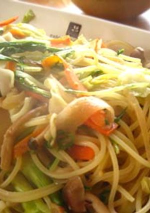 春キャベツの柚コショウ味噌パスタ-レシピのメイン写真