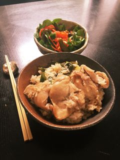 カオマンガイ風炊き込みご飯ー塩麹と鶏肉-レシピのメイン写真