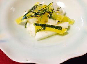 食感が楽しい☆長いも＆沢庵☆酢の物✨-レシピのメイン写真