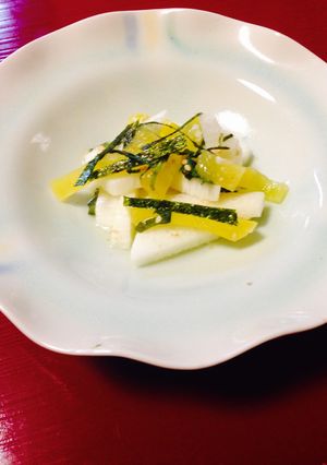 食感が楽しい☆長いも＆沢庵☆酢の物✨-レシピのメイン写真