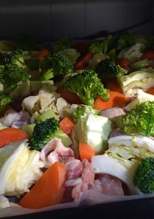 簡単‼鶏と野菜のオーブン焼き-レシピのメイン写真