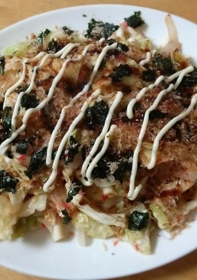 キャベツと玉ねぎのお好み焼き風炒め-レシピのメイン写真