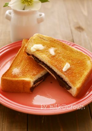 朝食に生チョコシートdeこんがりトースト-レシピのメイン写真