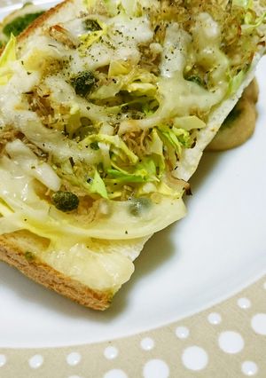 京都のちりめん山椒でリッチなトースト♪-レシピのメイン写真