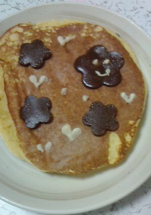 チョコデコホットケーキ-レシピのメイン写真