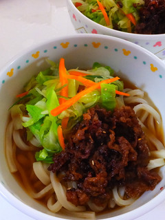 肉うどん*富士吉田のうどん風-レシピのメイン写真