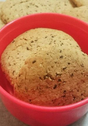 甘さ控えめ 簡単!黒ごまきな粉クッキー-レシピのメイン写真