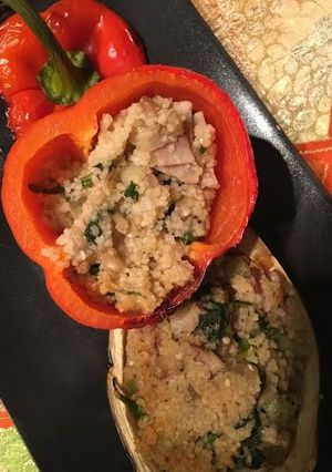 Moco'sキッチン野菜グリルクスクス詰-レシピのメイン写真
