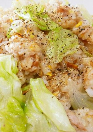 ツナレタスチャーハン-レシピのメイン写真