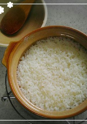100均土鍋で簡単ふっくらご飯♪-レシピのメイン写真