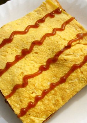 おひとりさまの大阪お好み焼き風トースト-レシピのメイン写真