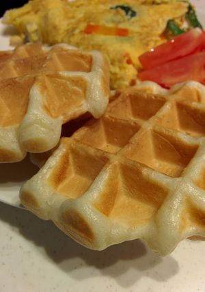クランペットはワッフルメーカーが正解-レシピのメイン写真