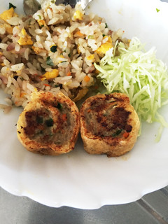 あげで巻き巻き餃子(^^)-レシピのメイン写真