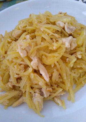 じゃが芋と鶏肉の炒め物-レシピのメイン写真
